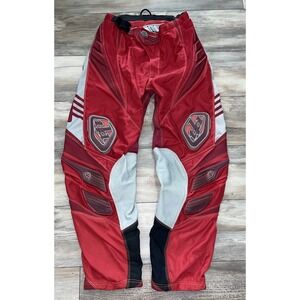 Troy Lee Designs TLD Pro Motocross Pants Red Black Mens Size 36